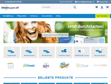 Tablet Screenshot of linsensuppe.ch